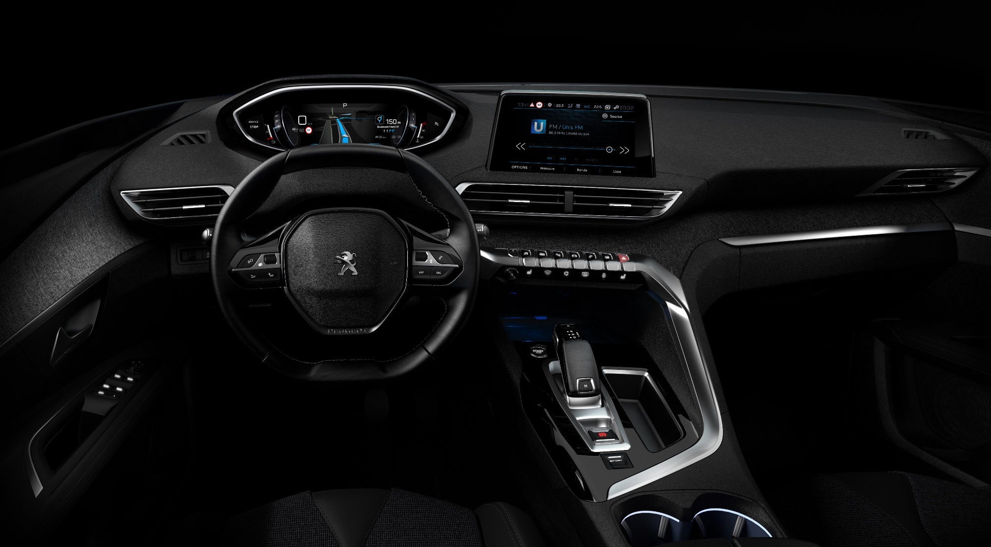 Peugeot i-Cockpit to koncepcyjny model deski rozdzielczej, który przedstawia jak francuski producent będzie projektował w niedalekiej przyszłości kokpity swoich samochodów.