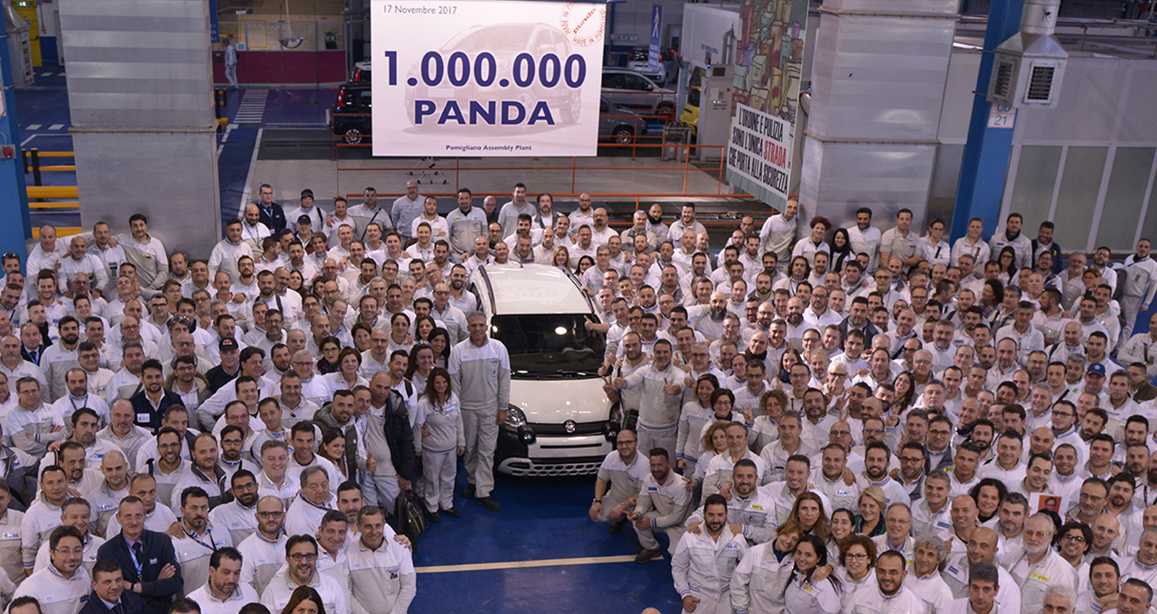 Fiat wyprodukował ponad milion egzemplarzy modelu Panda czwartej generacji / fot. Fiat