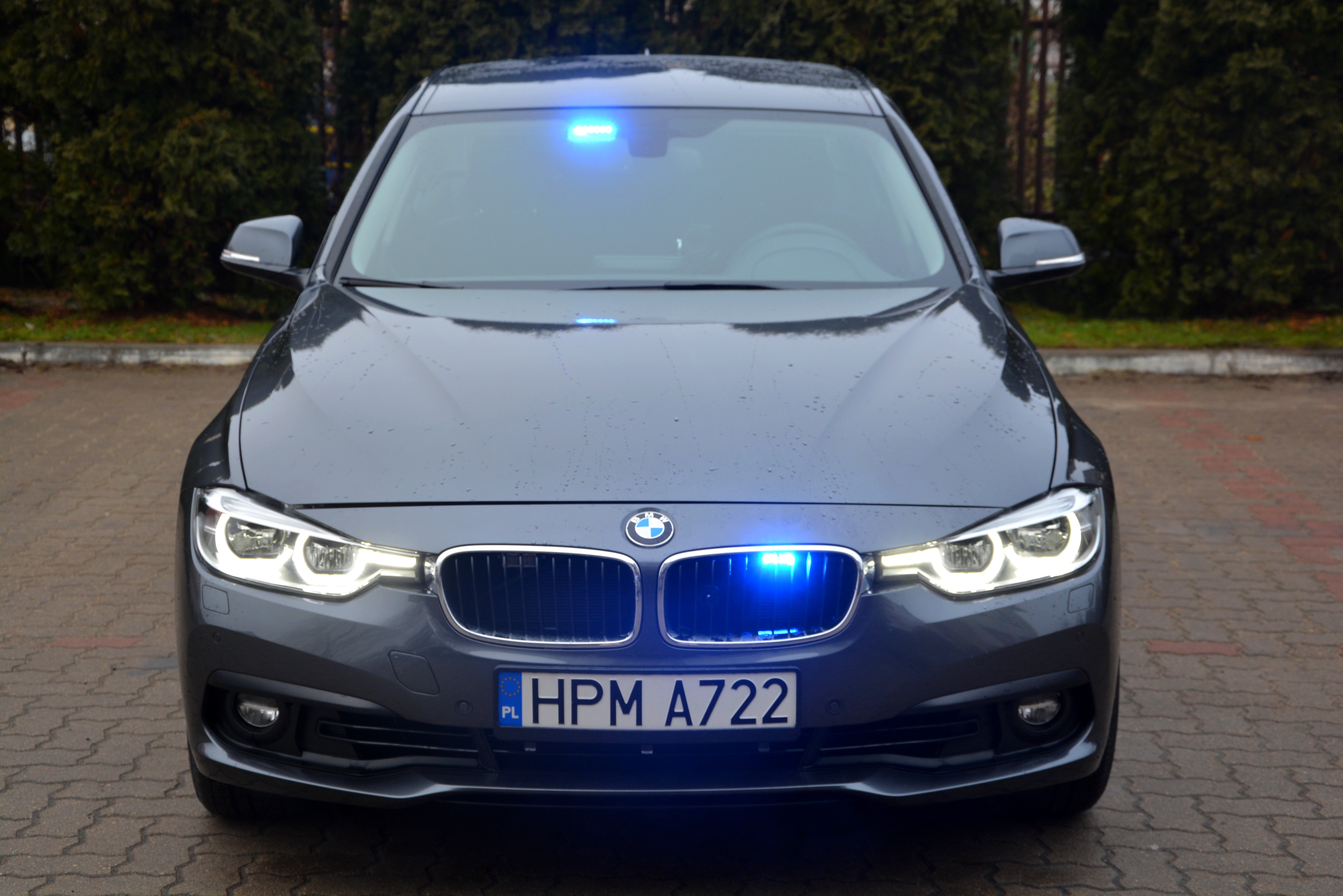 Kolejne nieoznakowane BMW trafiło do policji / fot. Policja