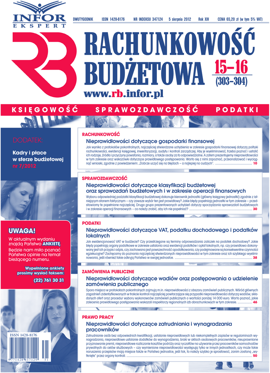 Rachunkowość Budżetowa
